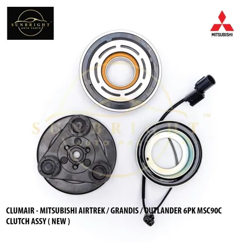 CLUMAIR - MITSUBISHI AIRTREK / GRANDIS / OUTLANDER '06 6PK MSC90C CLUTCH ASSY ( NEW ) 102MM - ZW780266