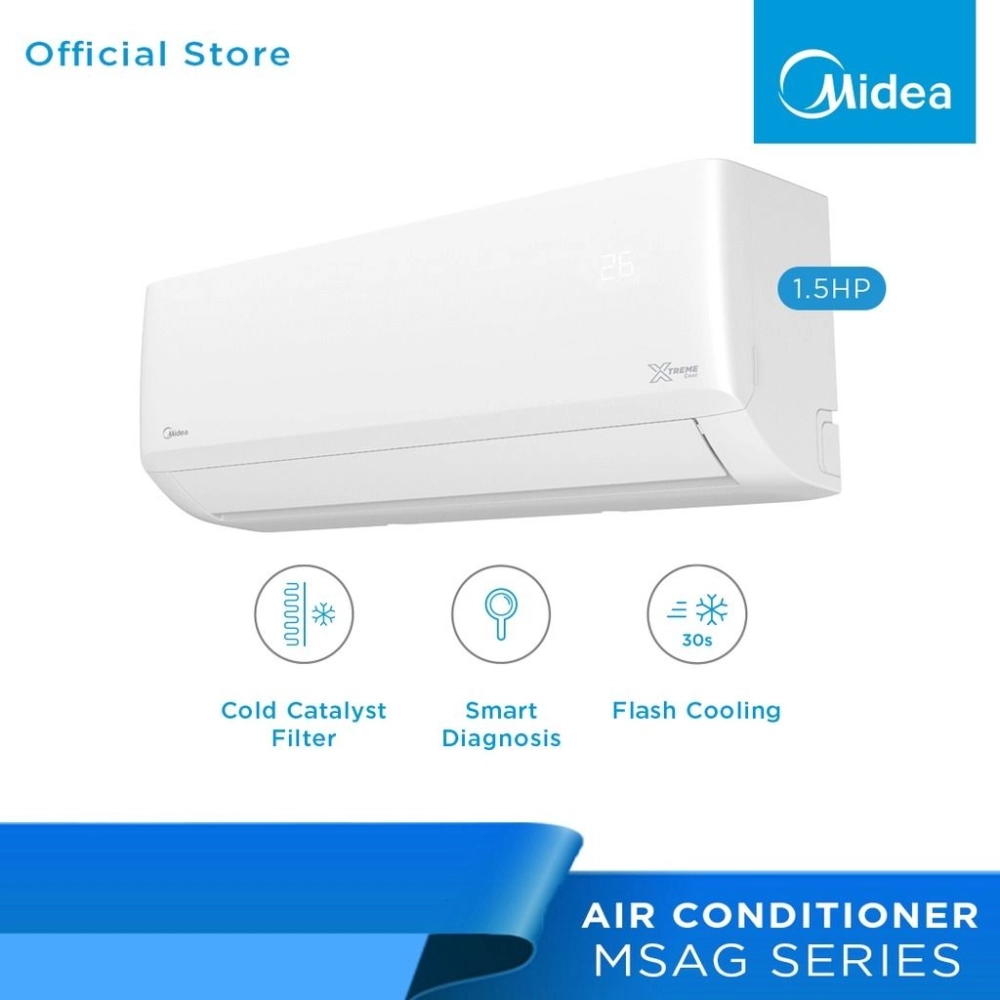 Midea Xtreme Cool R32 Non-Inverter Air Conditioner MSAG-13CRN8