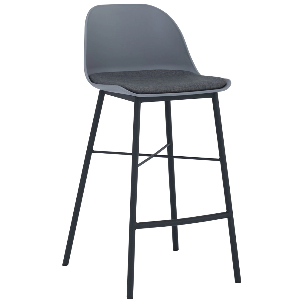 Laxmi Barstool - Grey (69.5cm Seat Height)