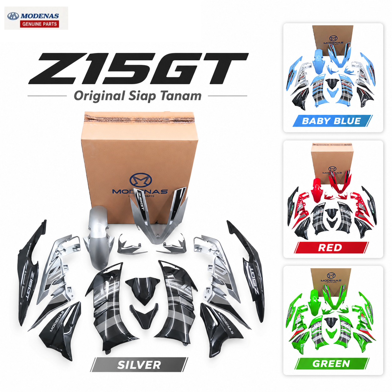 Z15GT Original Modenas Siap Tanam COVER SET