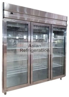 Stainless Steel 3 Glass Door Display Chiller