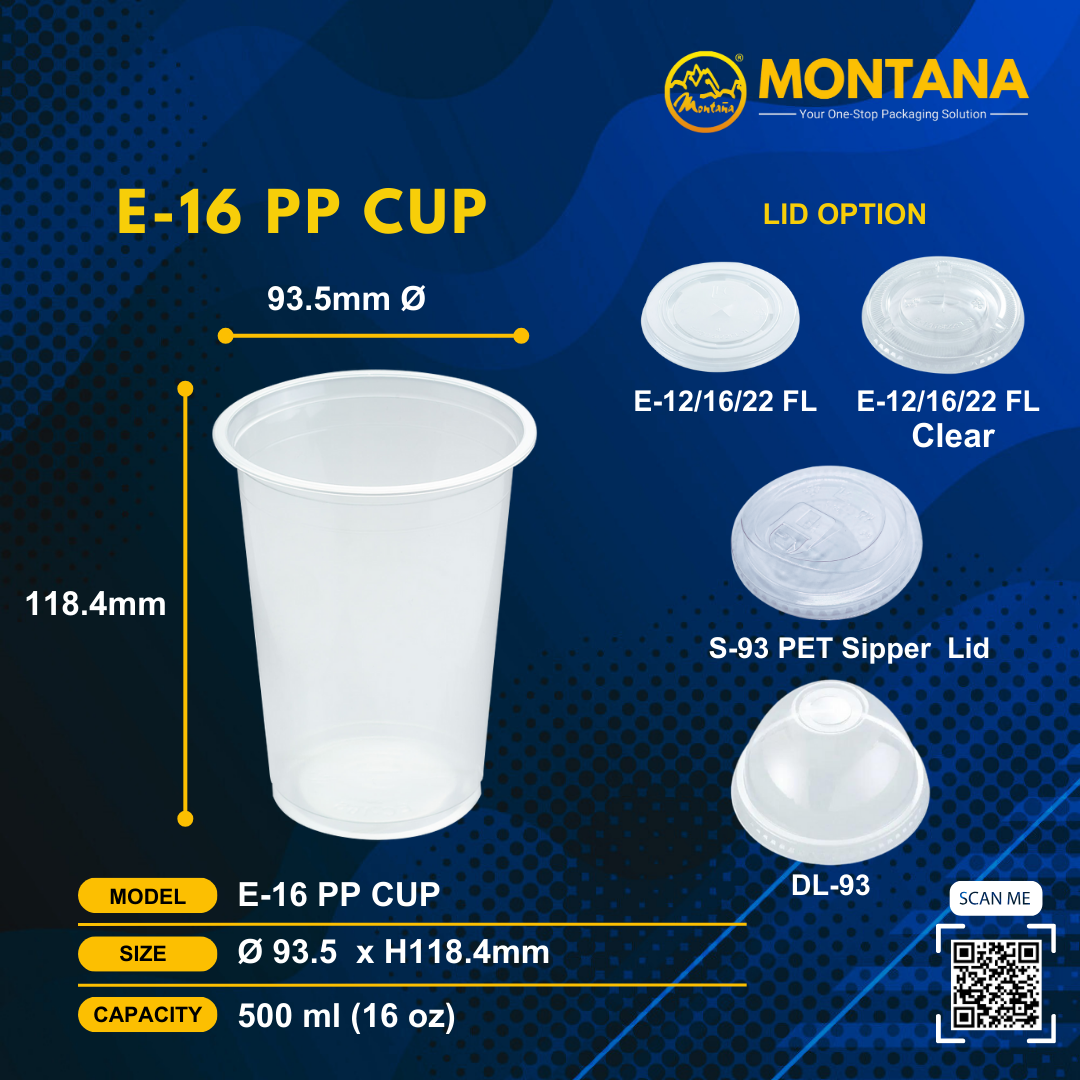 E-16 PP CUP