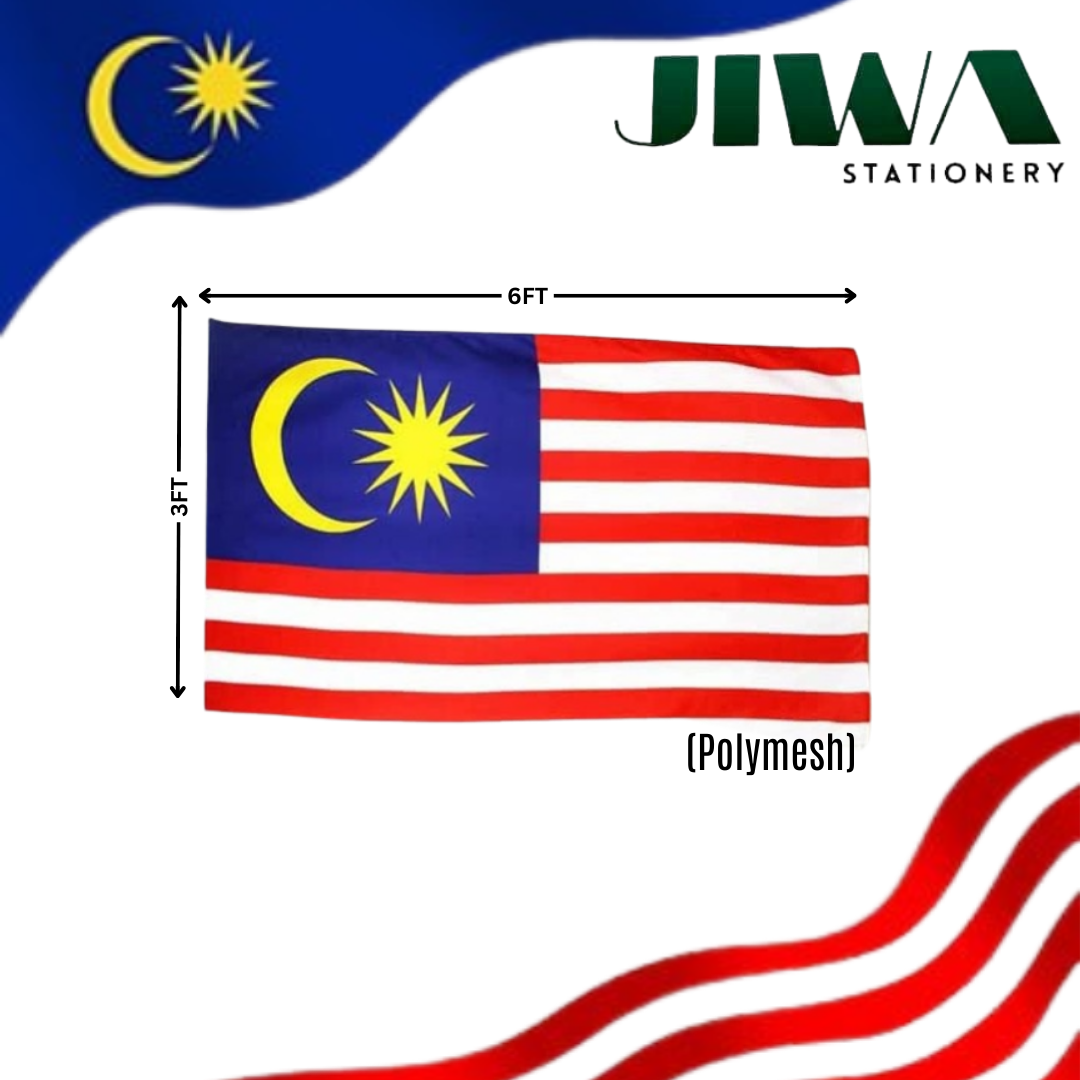 3ft x 6ft Malaysia Flag