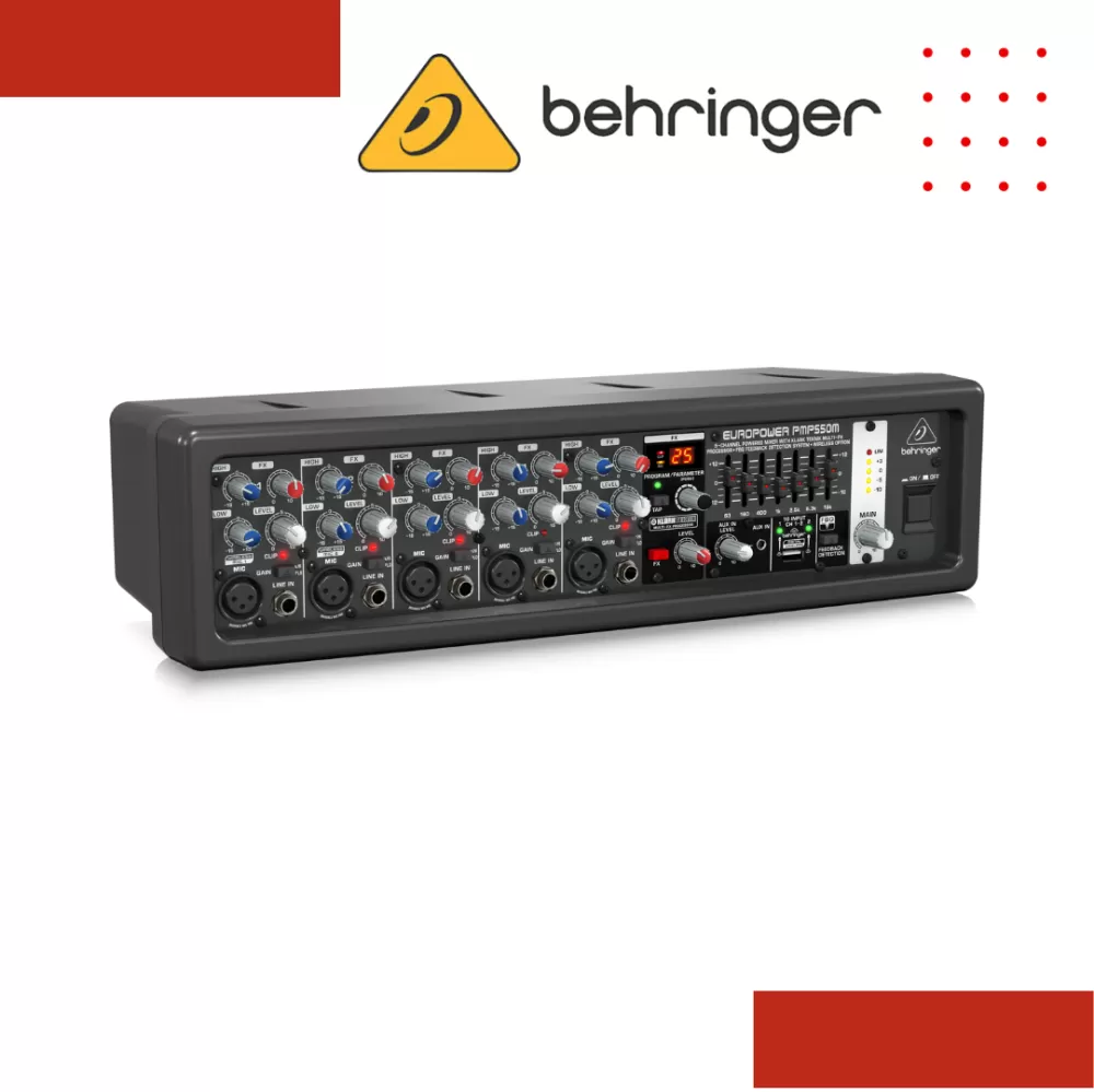 Behringer Europower PMP550M 5-channel 500-Watt Powered Mixer
