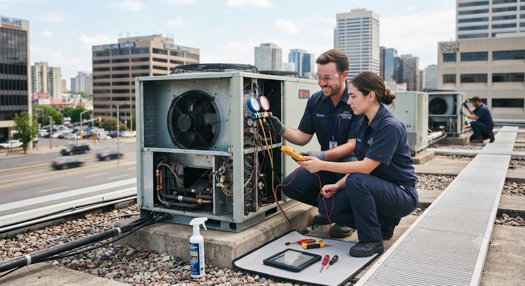 Commercial air conditioner maintenance service