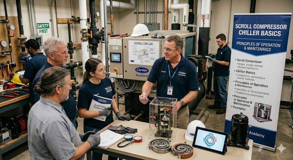 Scroll compressor chiller basics