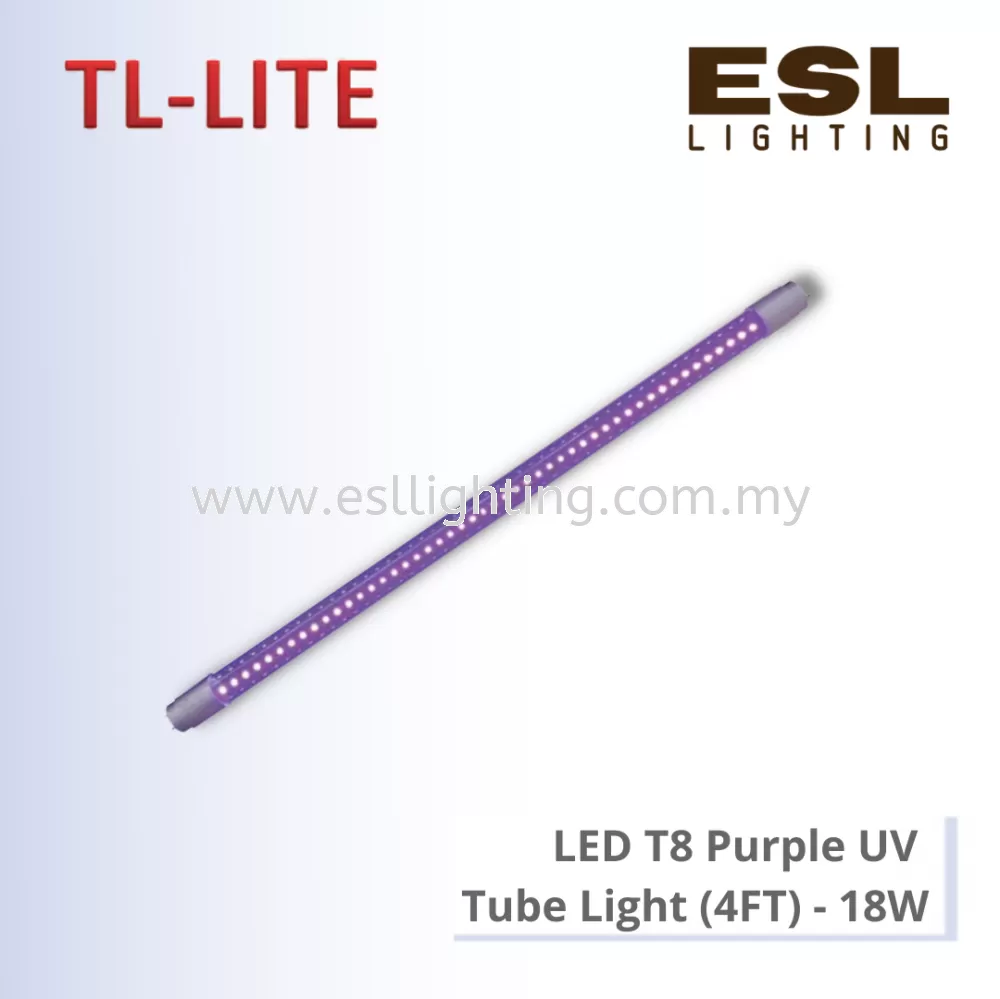 TL-LITE UV TUBE - LED T8 PURPLE UV TUBE LIGHT (4FT) - 18W