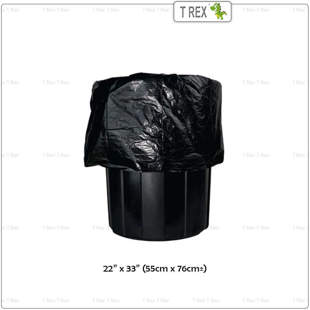 T Rex Medium Size (22" x 33") Garbage Bag - 30pcs/Bag