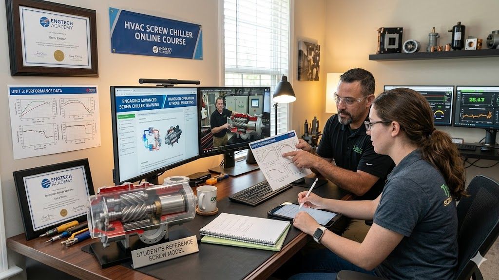 HVAC screw chiller online course