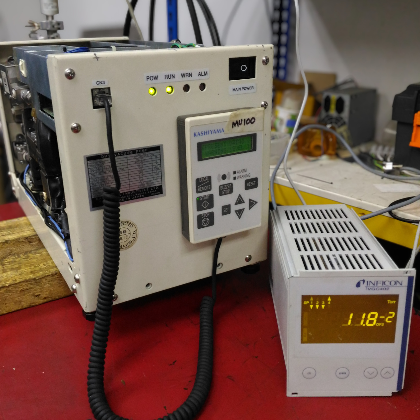 Kashiyama MU100 Dry Vacuum Pumps Repair and Service
