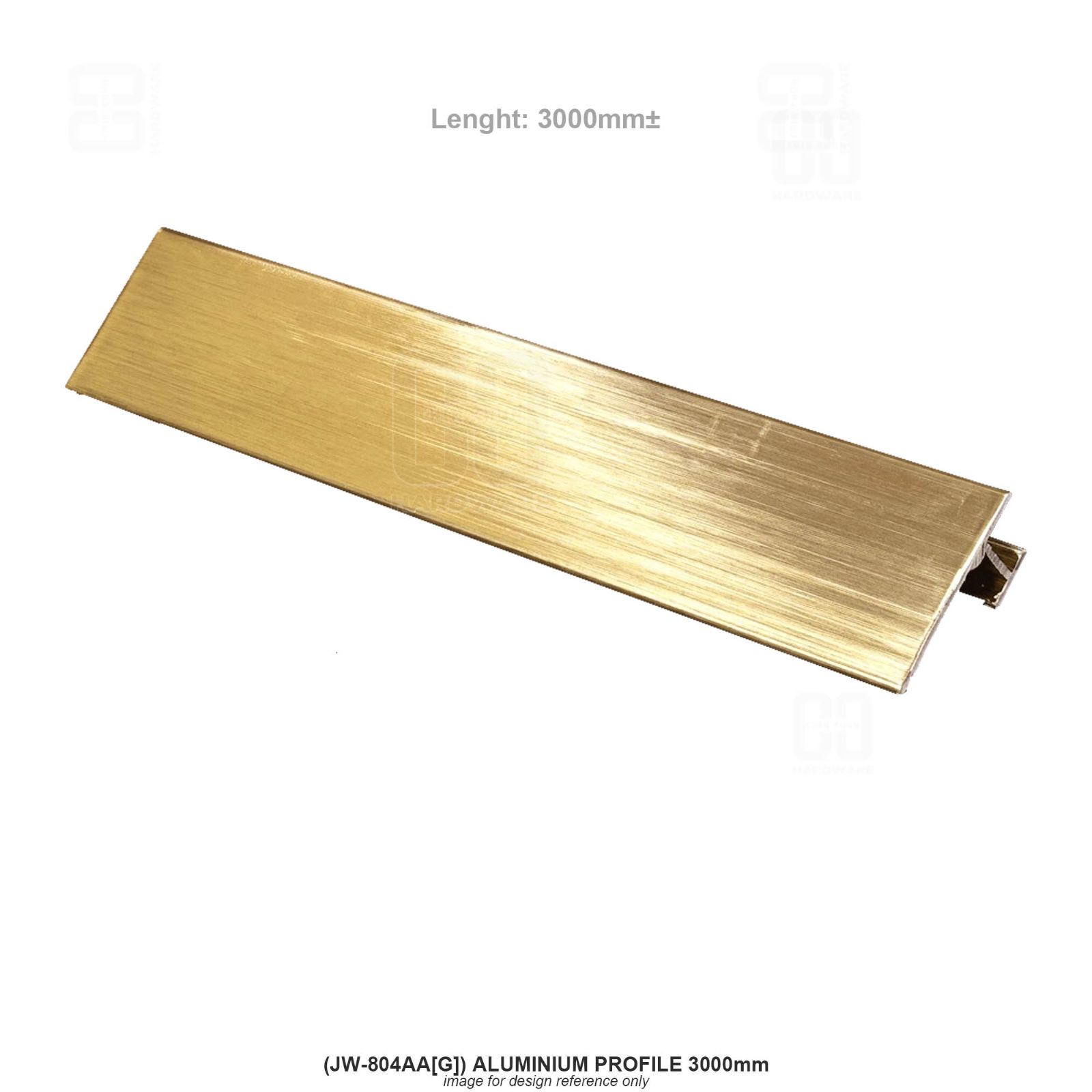 (JW-804AA[G]) ALUMINIUM PROFILE 3000mm
