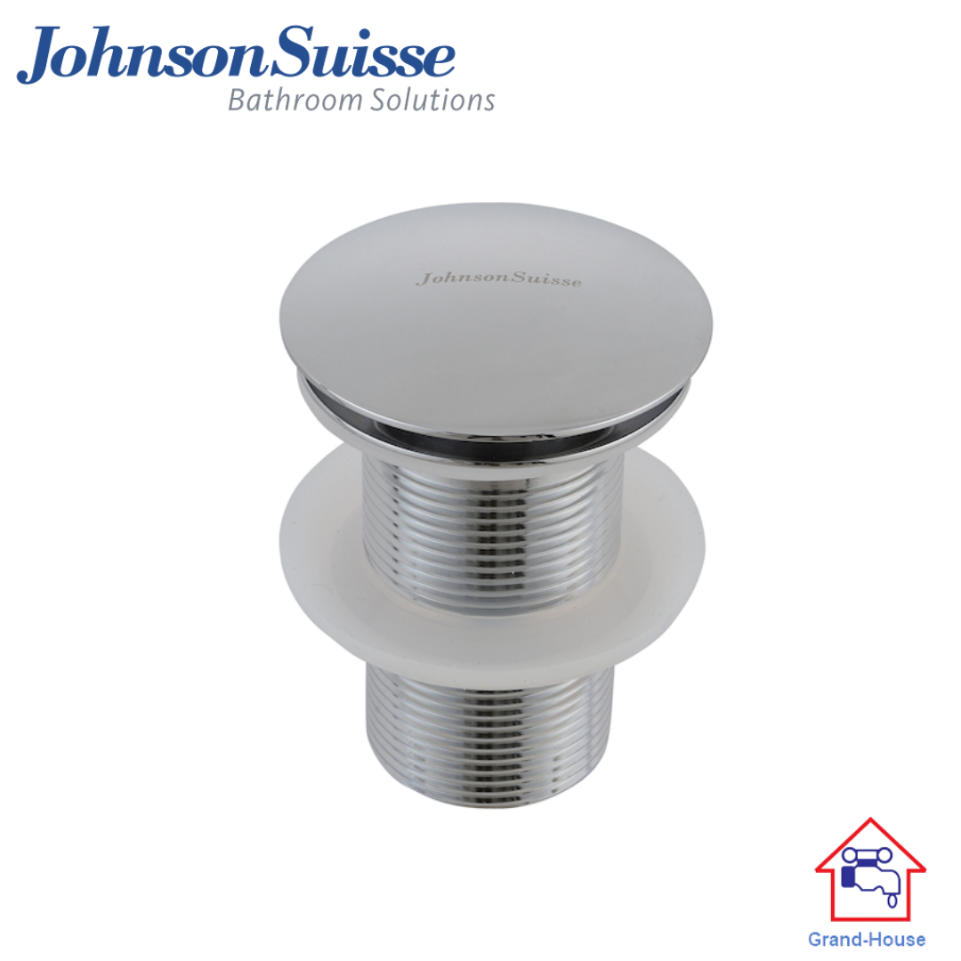 Johnson suisse Brass Push Up Pop Up Waste without Overflow (78mm)