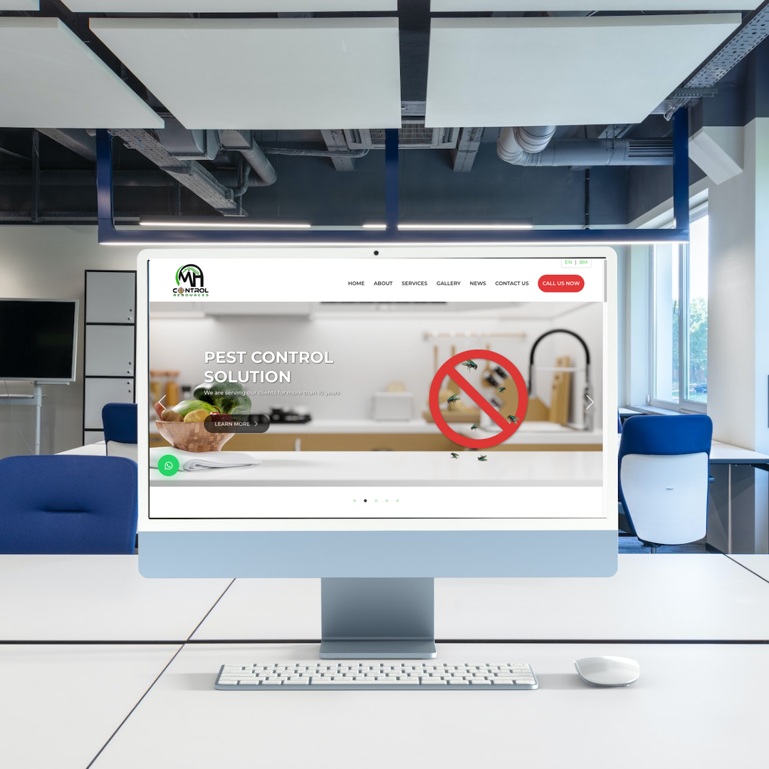 Pest Control Service Website Design & SEO | Kuala Lumpur
