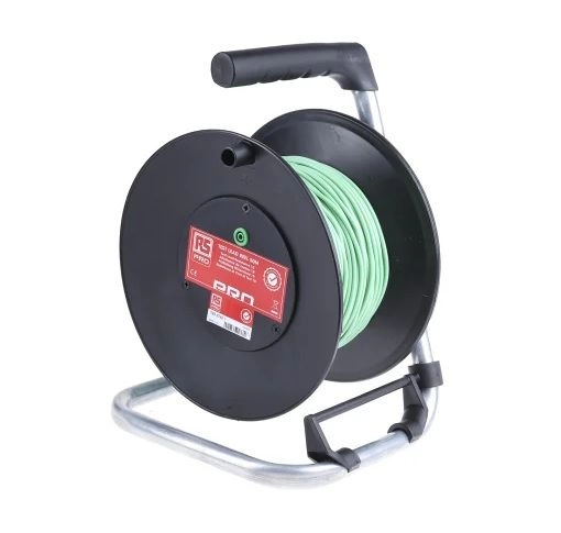 125-3742 - RS PRO Green Test Lead Extension Reel, 50m Cable Length