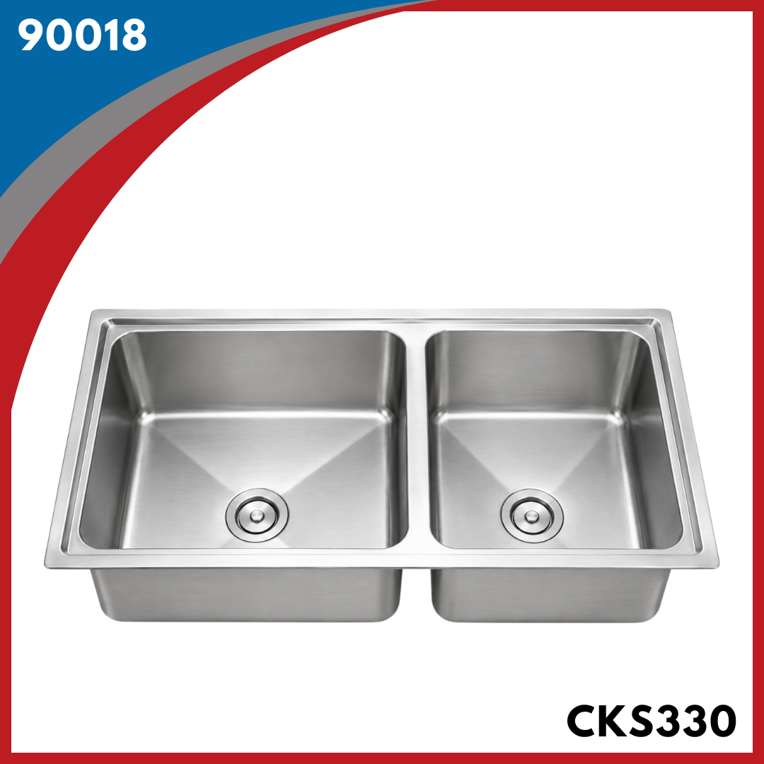 Sinki Dua Mangkuk CKS330 (Cabana)