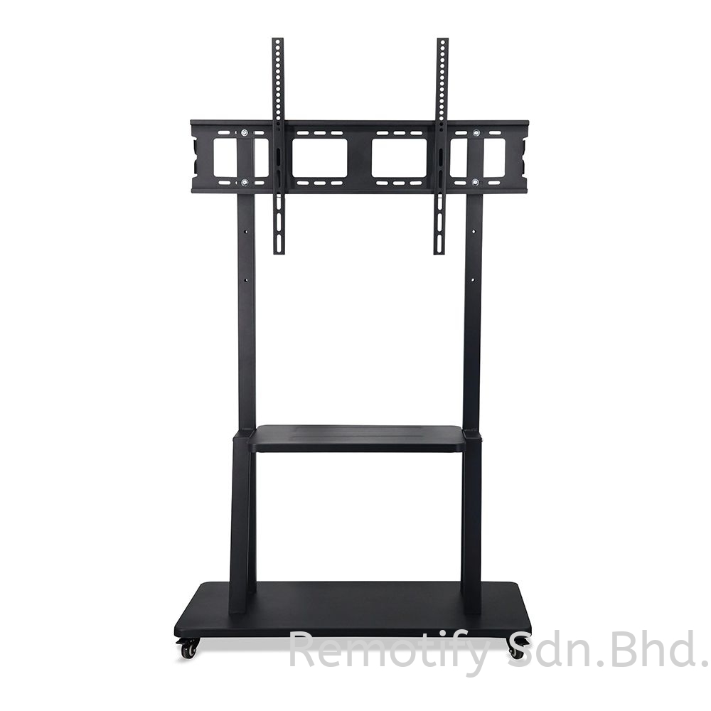 Y806 Heavy Duty Mobile TV Stand on Wheels for 50"-98" TVs | Ultra Strong 100kg Load | VESA 900x600mm Rolling TV Cart