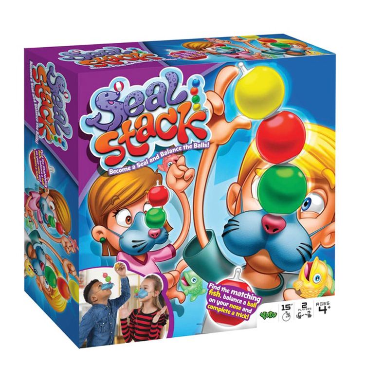 Seal Stack Ball Game Balancing Training Fun Game For Family Birthday Present For Children-T239