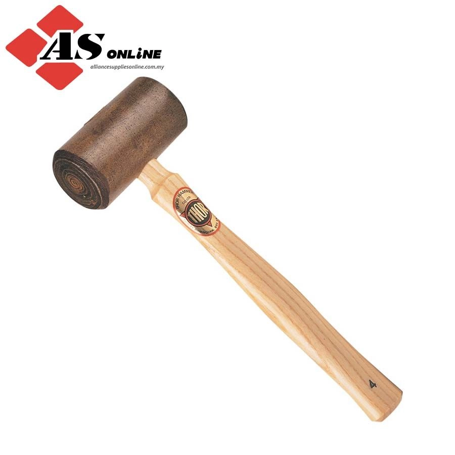 THOR 6.7oz Rawhide Mallet, Wood Shaft / Model: THO5270132J
