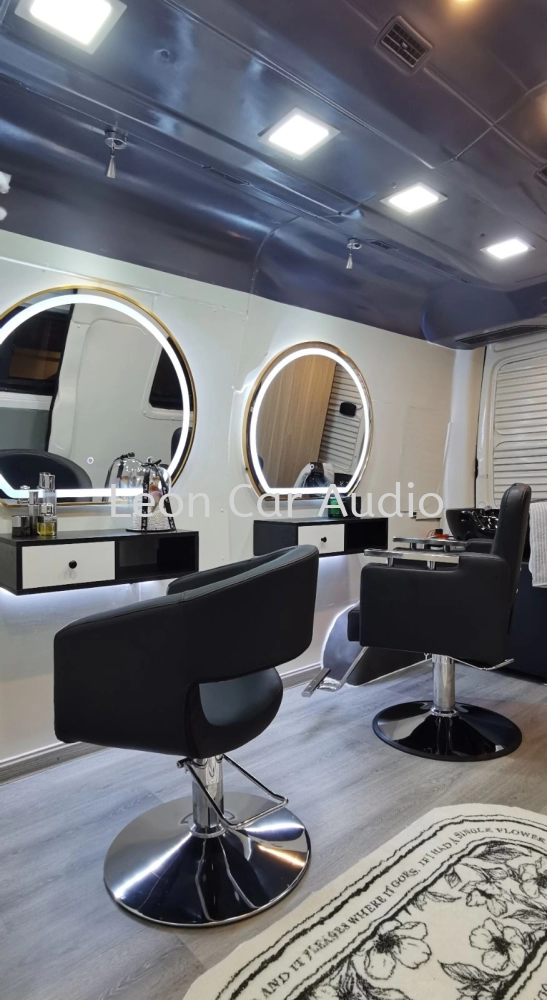 Malaysia first hair beauty salon mobile Van Vehicle