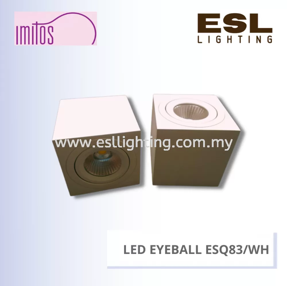 IMITOS LED EYEBALL SQUARE ESQ83/WH 10W