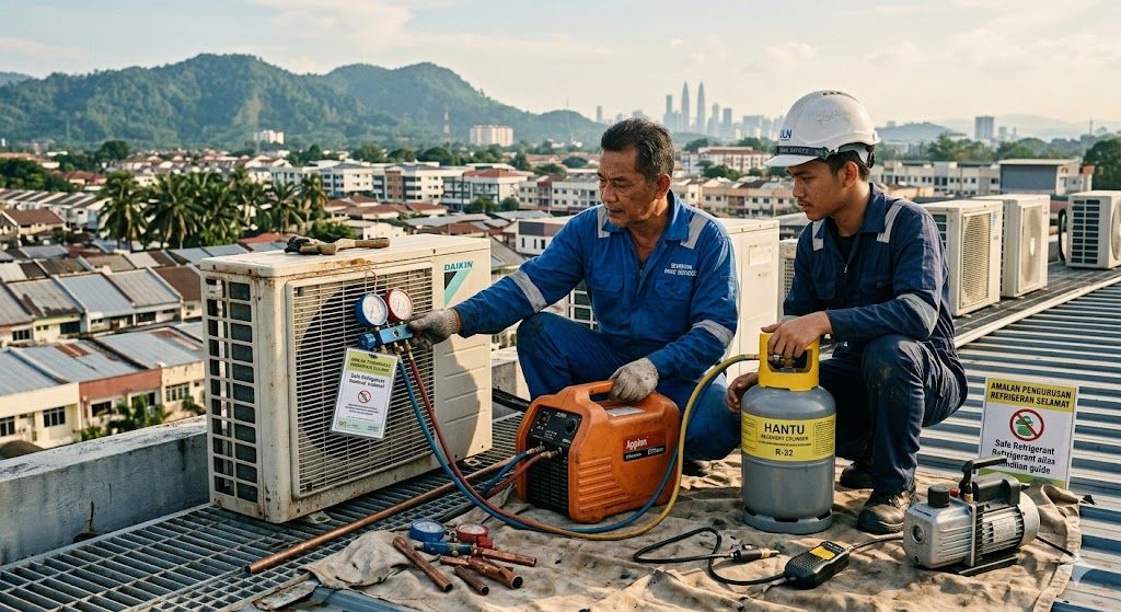 safe refrigerant management practices Malaysia