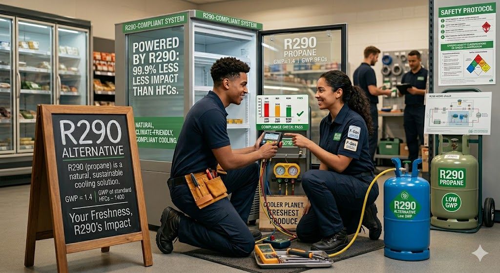 R290 alternative low GWP refrigerant