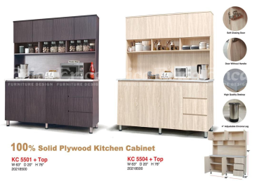 5501+Top 5ft Solid Plywood Kitchen Cabinet