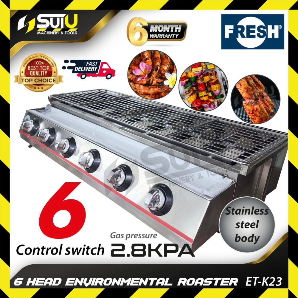 FRESH ET-K23 Environmental Roaster with 6 control Switch 2.8kPa