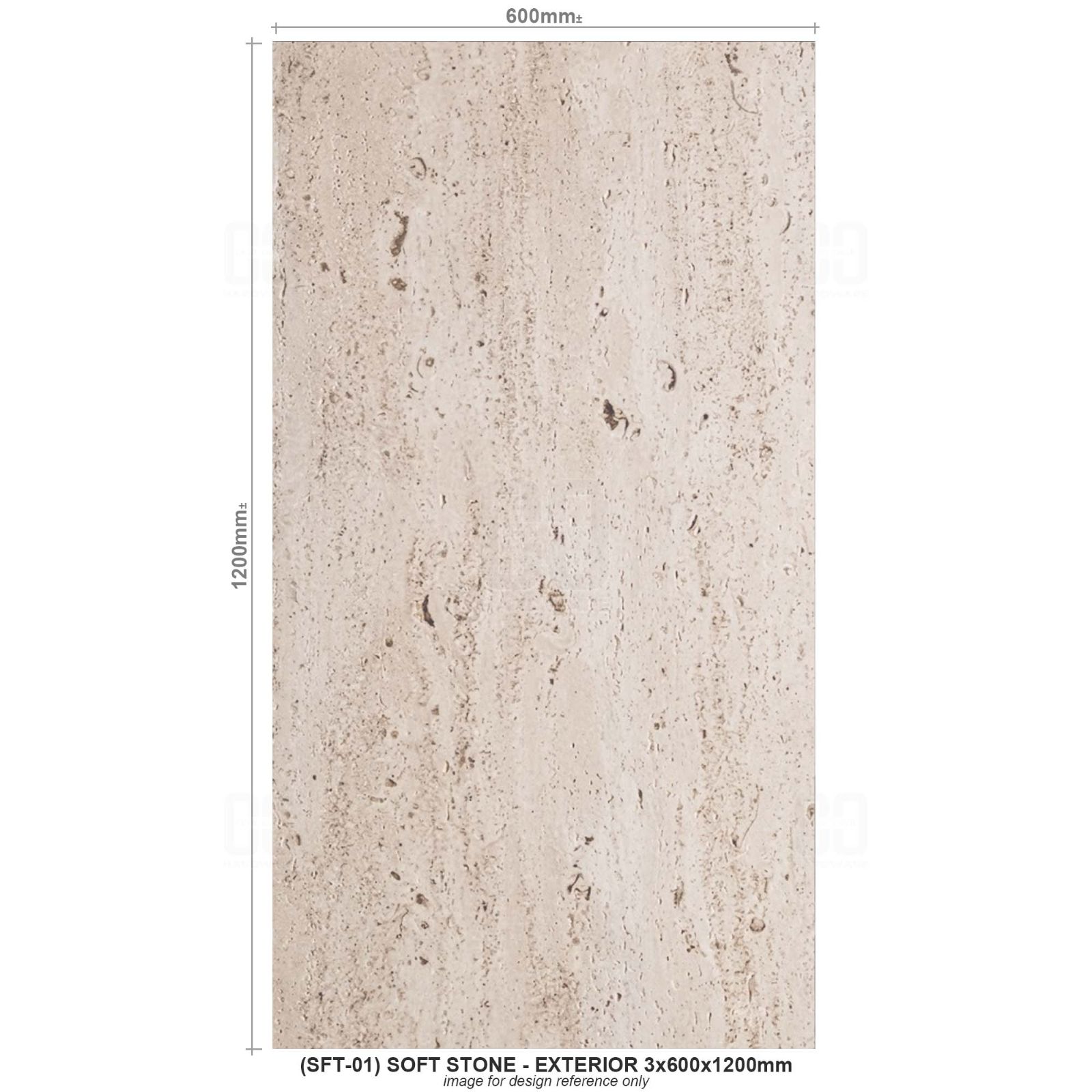 (SFT-01) SOFT STONE EXTERIOR 3x600x1200mm
