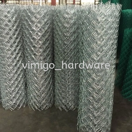 Galvanized Chain Link Fence 50ft+- / Per Roll 