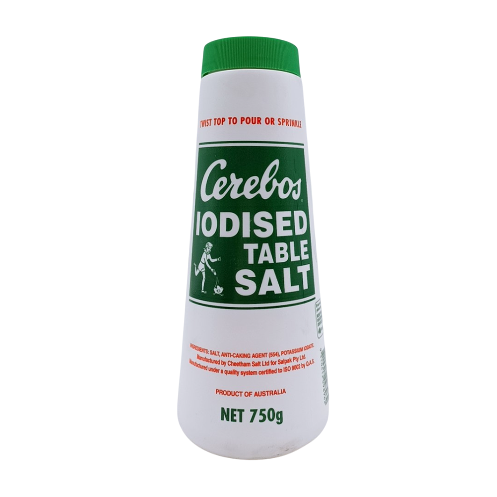 Cerebos Iodised Table Salt 750g