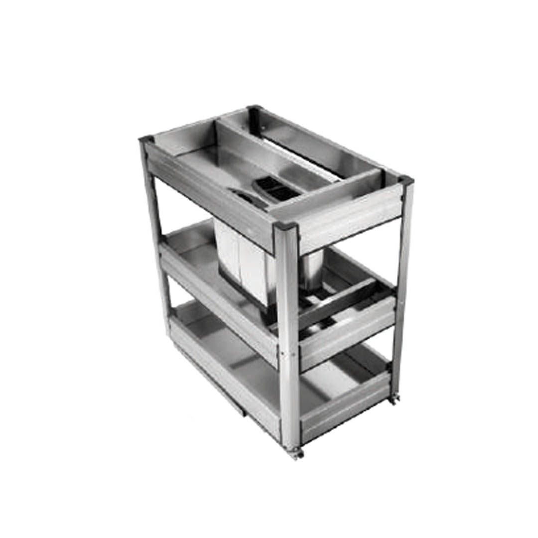 3-Tier Multipurpose Pull-Out Unit #BBP-AS24-255-SS