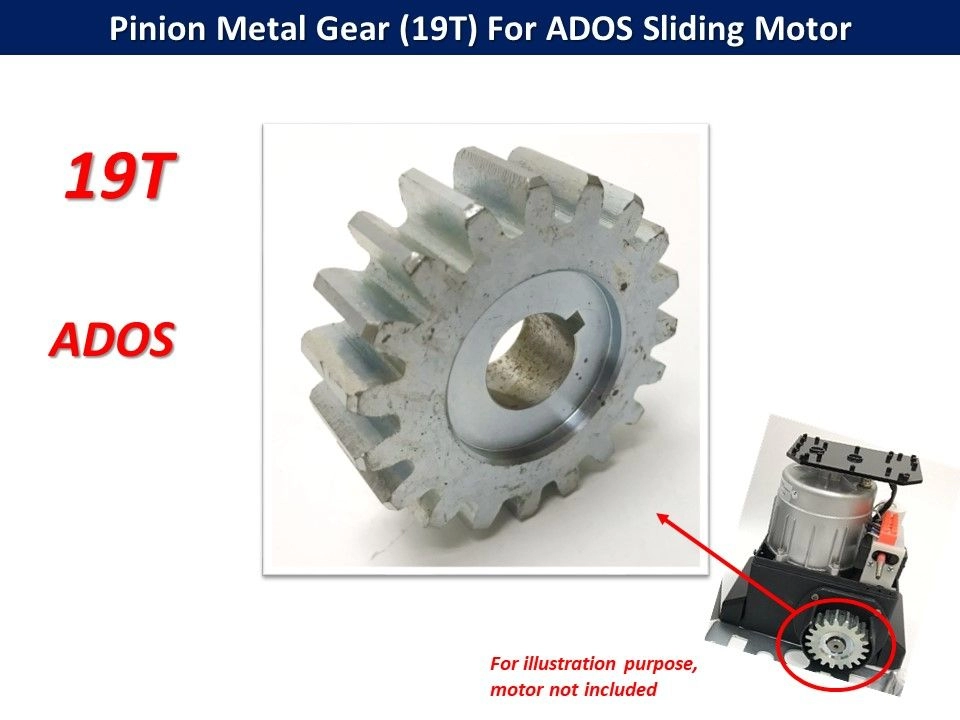 Pinion Metal Gear 19T For Autogate Sliding Motor - ADOS