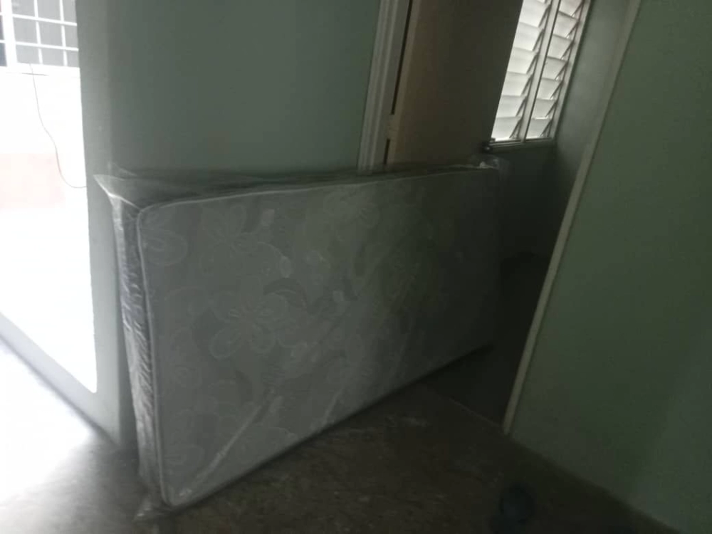 Double Decker Metal Bed RD 50MM | Wooden Locker Wadrobe For Hostel | Single Mattress | Tilam Murah |Hostel Furniture |Pembekal Perabot Asrama | Penang | Bukit Jalil | Cheras | Ampang |