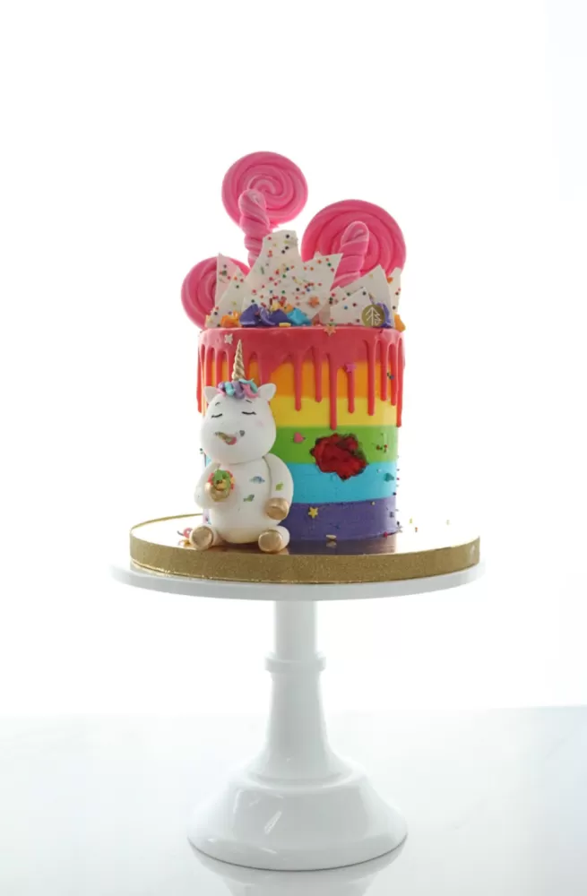 Rainbow Unicorn Cake