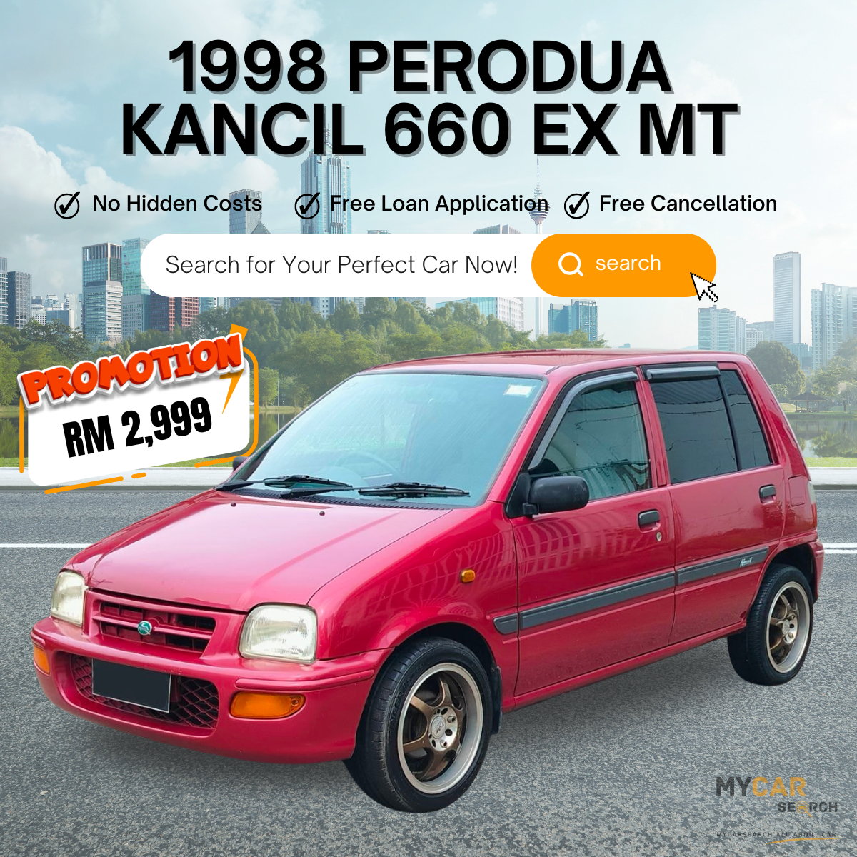 1998 PERODUA KANCIL 660 EX MT