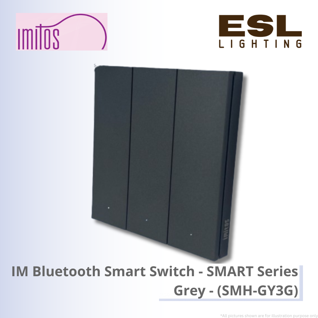 IMITOS Bluetooth IM Smart Switch SMART Series Grey - SMH-GY3G