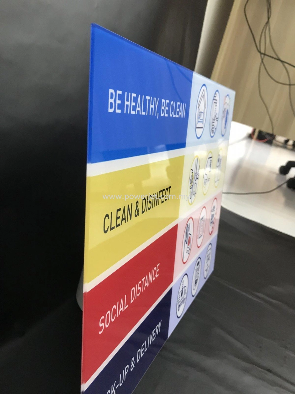 Acrylic With Sticker Notice Signage Selangor, Malaysia, Kuala Lumpur ...