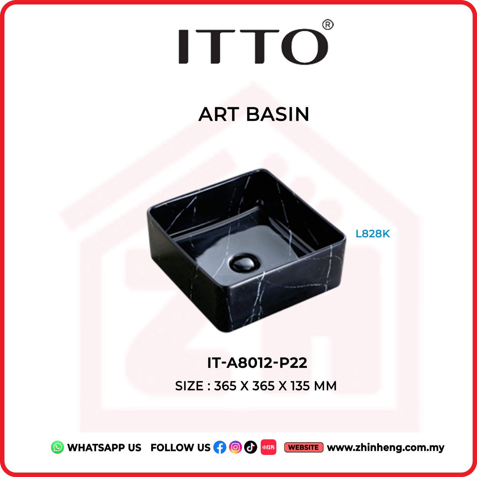 ITTO ART BASIN IT-A8012-P22