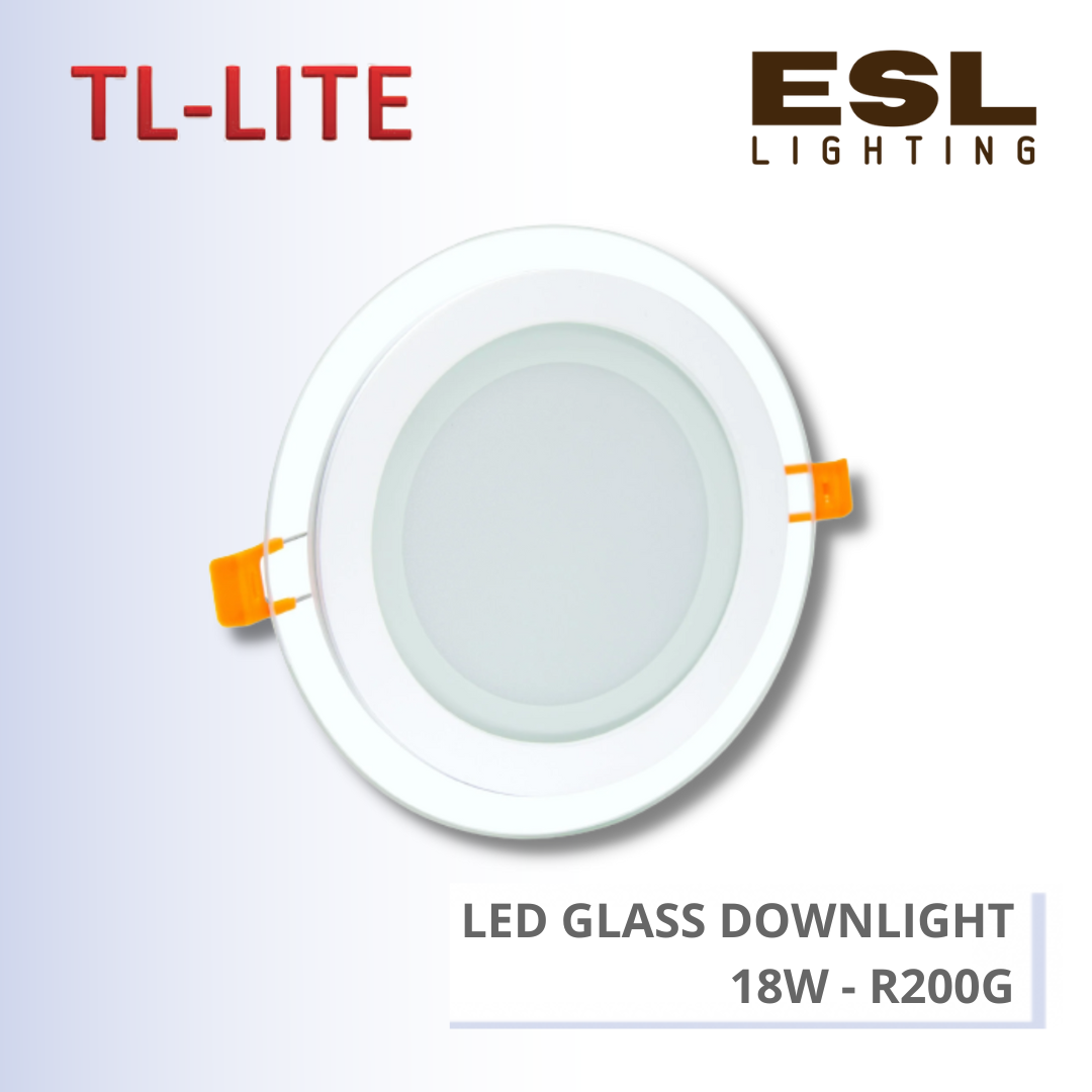 TL-LITE DOWNLIGHT - LED GLASS DOWNLIGHT - 18W - R200G