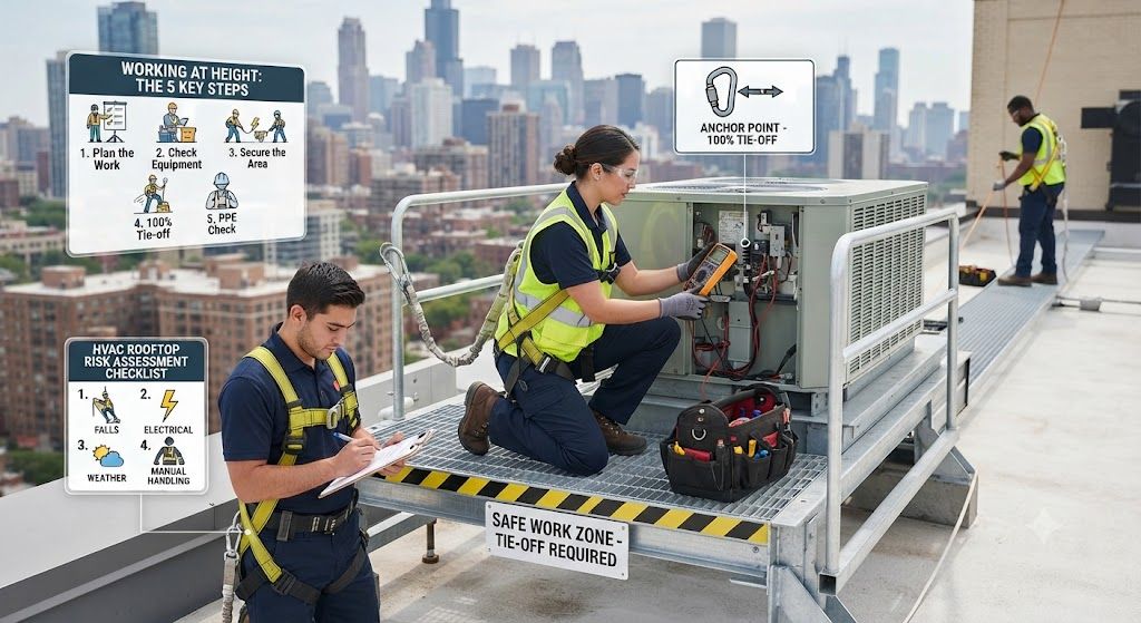 working at height risk assessment HVAC
