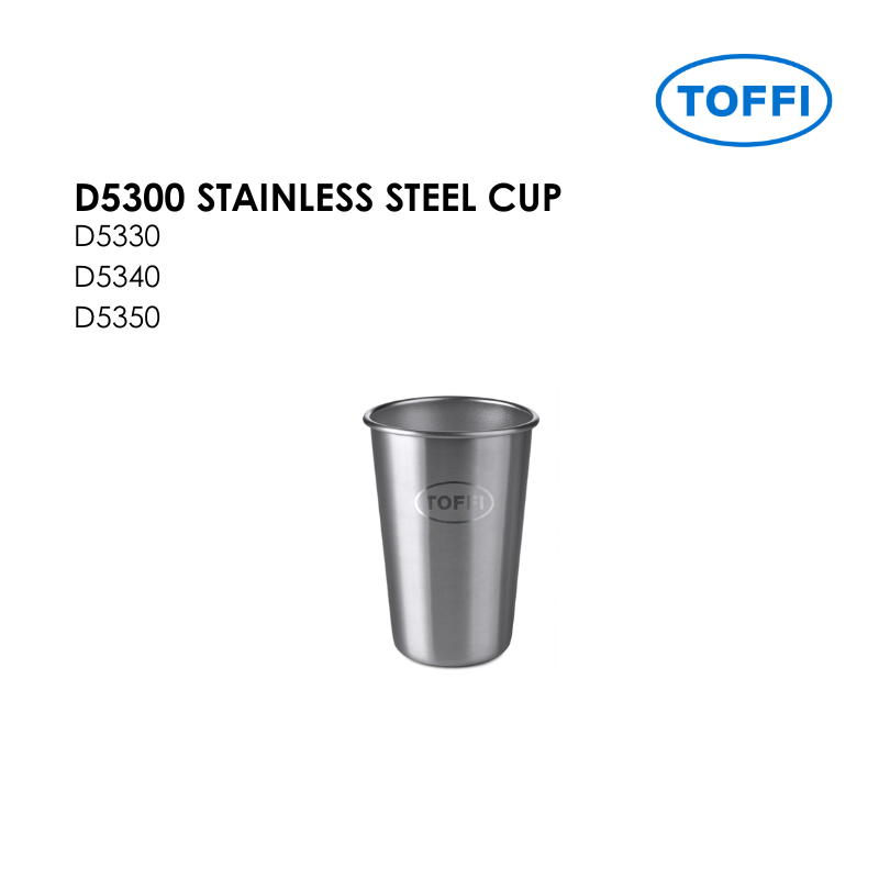 TOFFI D5300 SERIES STAINLESS STEEL CUP D5330 D5340 D5350