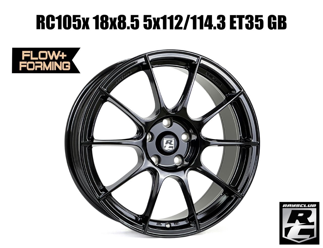 RC105x 18x8.5 5x112/114.3 ET35 GB