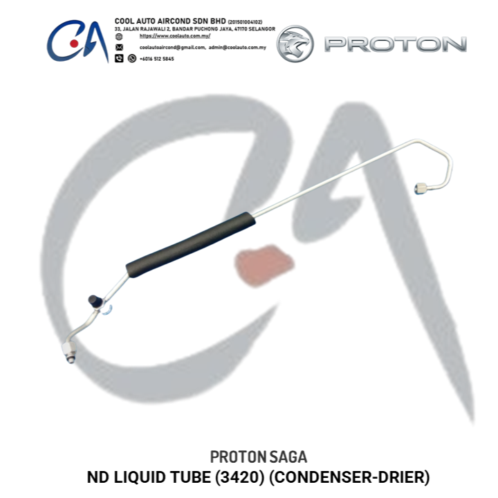 PROTON SAGA ND LIQUID TUBE (3420) (CONDENSER-DRIER)
