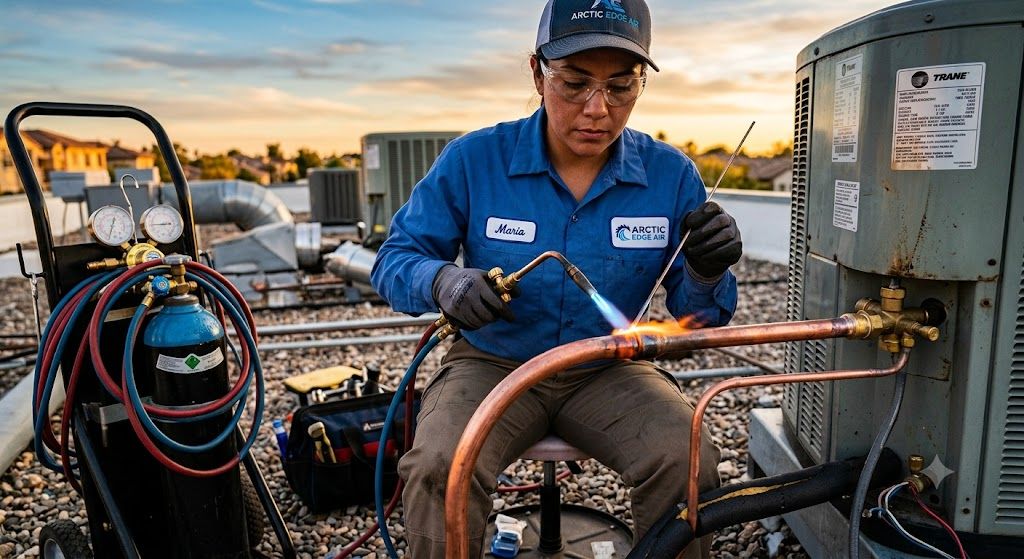 refrigeration brazing procedure air conditioning