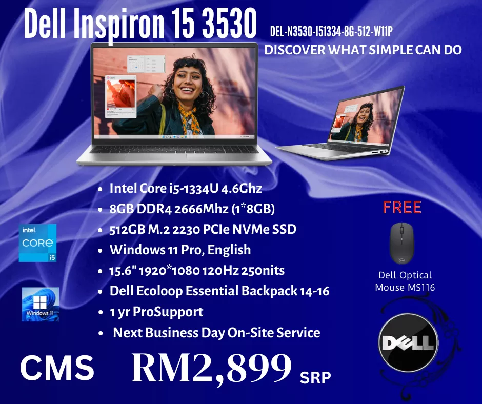 DELL INSPIRON 15 3530 I5 WIN11PRO