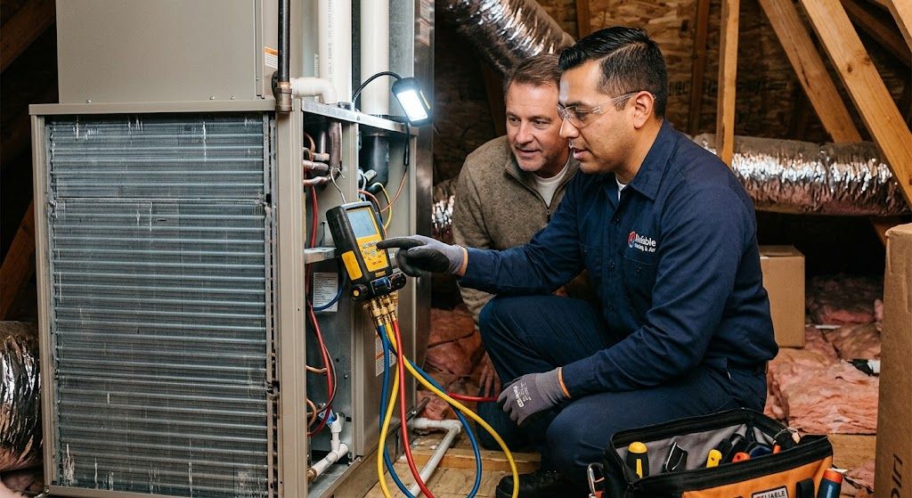 Professional HVAC servicing methods