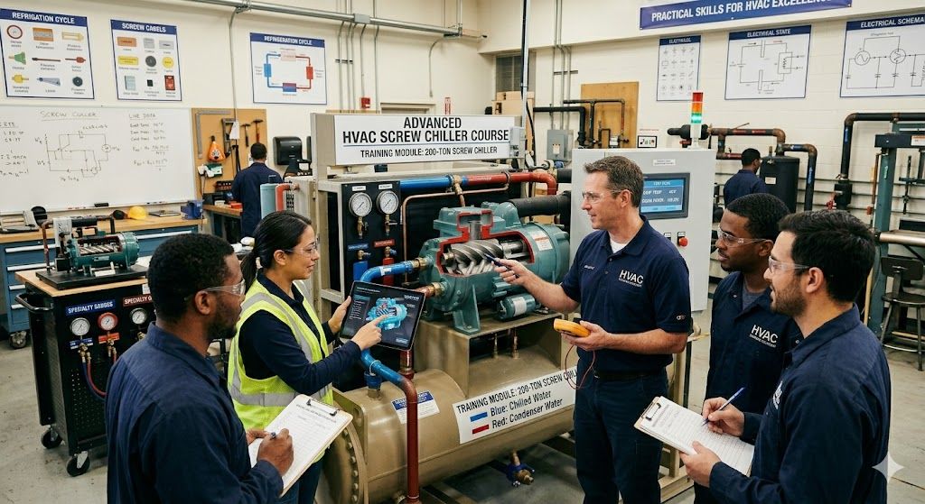 HVAC screw chiller course