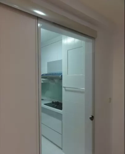 Kitchen Frameless Sliding Door
