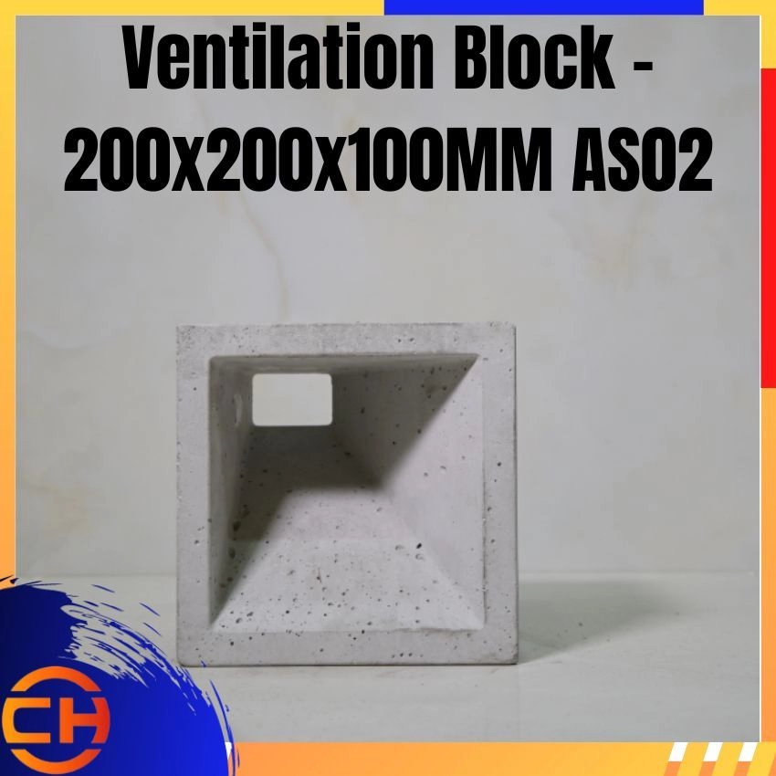 Ventilation Block - 200x200x100MM AS02